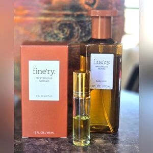 Fine'ry Mysterious Nomad Eau de Parfum and Body Mist Set with A Perfume Oil